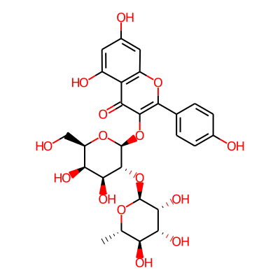 3-[(2S,3R,4S,5R,6R)-4,5-dihydroxy-6-(hydroxymethyl)-3-[(2S,3R,4R,5R,6S)-3,4,5-trihydroxy-6-methyloxan-2-yl]oxyoxan-2-yl]oxy-5,7-dihydroxy-2-(4-hydroxyphenyl)chromen-4-one