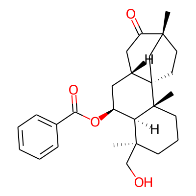6-Benzoyl-12-methyl-13-oxo-9(12)-9(12)-dihomo-18-podocarpanol