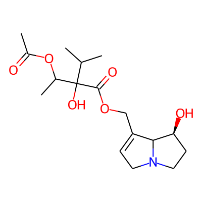 [(7S)-7-hydroxy-5,6,7,8-tetrahydro-3H-pyrrolizin-1-yl]methyl 2-(1-acetyloxyethyl)-2-hydroxy-3-methylbutanoate