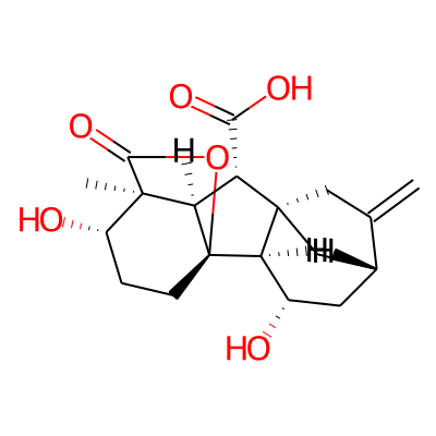 (1S,2S,3S,5S,8R,9S,10R,11S,12S)-3,12-dihydroxy-11-methyl-6-methylidene-16-oxo-15-oxapentacyclo[9.3.2.15,8.01,10.02,8]heptadecane-9-carboxylic acid