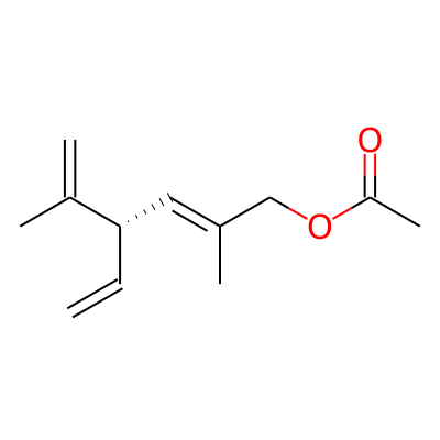 (S,E)-2,5-Dimethyl-4-vinylhexa-2,5-dien-1-yl acetate