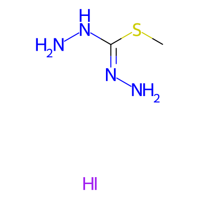 Methyl hydrazine-1-carbohydrazono thioate hydroiodide