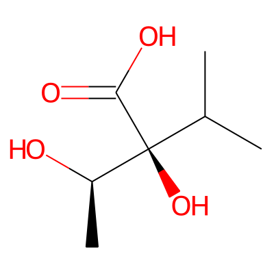 Butanoic acid, 2,3-dihydroxy-2-(1-methylethyl)-, (2S,3R)-
