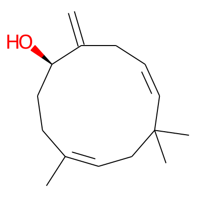 (1R,4Z,8Z)-6,6,9-trimethyl-2-methylidenecycloundeca-4,8-dien-1-ol