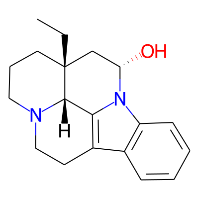 Eburnamenin-14-ol, 14,15-dihydro-, (14alpha)-