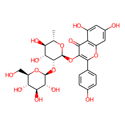 Kaempferol-3-O-glucosyl(1-2)rhamnoside