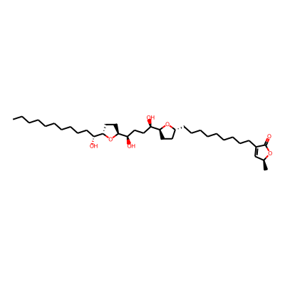 (2S)-4-[9-[(2R,5S)-5-[(1R,4R)-1,4-dihydroxy-4-[(2S,5S)-5-[(1R)-1-hydroxyundecyl]oxolan-2-yl]butyl]oxolan-2-yl]nonyl]-2-methyl-2H-furan-5-one