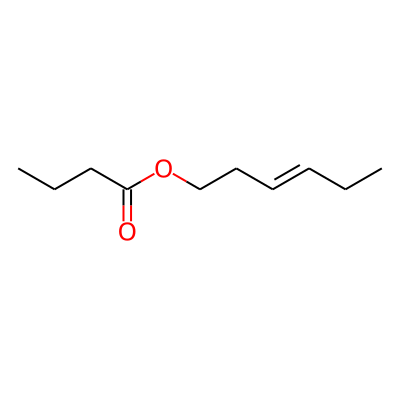 Butanoic acid, 3-hexenyl ester, (E)-