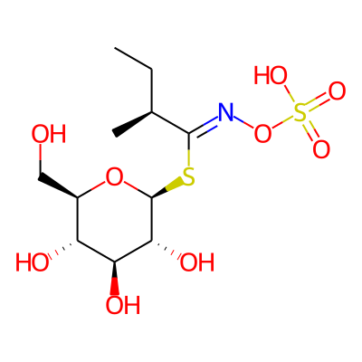 [(2S,3R,4S,5S,6R)-3,4,5-trihydroxy-6-(hydroxymethyl)oxan-2-yl] (1Z,2S)-2-methyl-N-sulfooxybutanimidothioate