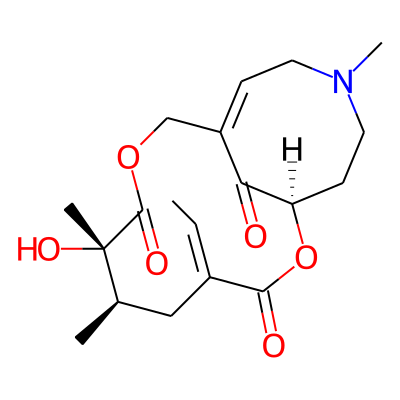 (1R,4E,6R,7S,11Z)-4-ethylidene-7-hydroxy-6,7,14-trimethyl-2,9-dioxa-14-azabicyclo[9.5.1]heptadec-11-ene-3,8,17-trione