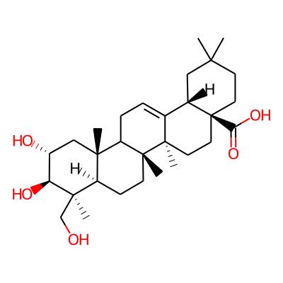 (4aS,6aS,6bR,8aR,9S,10R,11R,12aR,14bS)-10,11-dihydroxy-9-(hydroxymethyl)-2,2,6a,6b,9,12a-hexamethyl-1,3,4,5,6,6a,7,8,8a,10,11,12,13,14b-tetradecahydropicene-4a-carboxylic acid