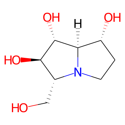 3-(Hydroxymethyl)-1,2,7-trihydroxypyrrolizidine