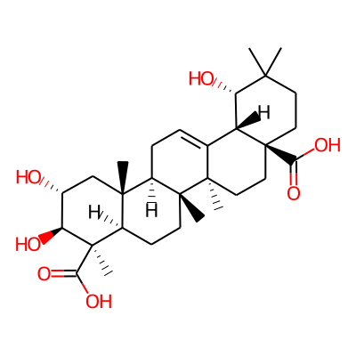 (2R,3R,4R,4aR,6aR,6bS,8aR,12S,12aS,14aR,14bR)-2,3,12-trihydroxy-4,6a,6b,11,11,14b-hexamethyl-1,2,3,4a,5,6,7,8,9,10,12,12a,14,14a-tetradecahydropicene-4,8a-dicarboxylic acid