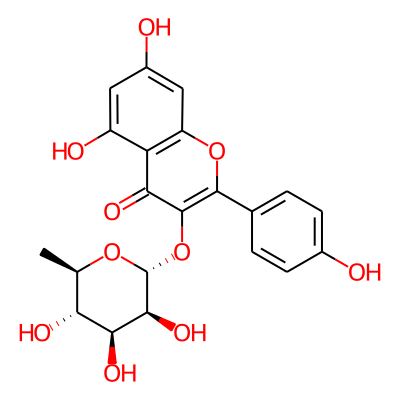 5,7-dihydroxy-2-(4-hydroxyphenyl)-3-((2R,3S,4S,5S,6R)-3,4,5-trihydroxy-6-methyltetrahydro-2H-pyran-2-yloxy)-4H-chromen-4-one