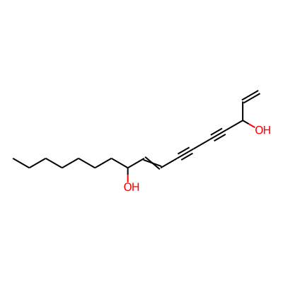 1,8-Heptadecadiene-4,6-diyne-3,10-diol