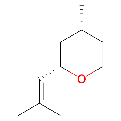 (2S,4R)-4-methyl-2-(2-methylprop-1-en-1-yl)tetrahydro-2H-pyran