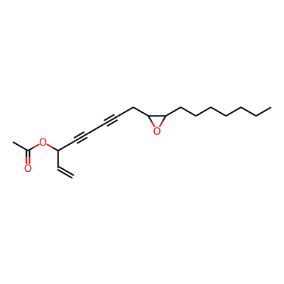 8-(3-Heptyloxiran-2-yl)oct-1-en-4,6-diyn-3-yl acetate