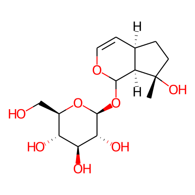 (2S,3R,4S,5S,6R)-2-[[(4aR,7S,7aS)-7-hydroxy-7-methyl-4a,5,6,7a-tetrahydro-1H-cyclopenta[c]pyran-1-yl]oxy]-6-(hydroxymethyl)oxane-3,4,5-triol