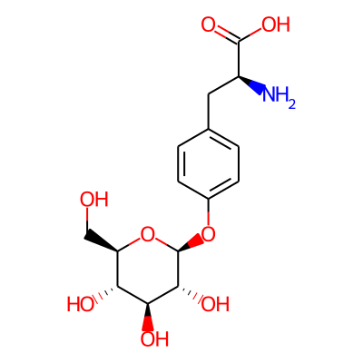 (2S)-2-amino-3-[4-[(2S,3R,4S,5S,6R)-3,4,5-trihydroxy-6-(hydroxymethyl)oxan-2-yl]oxyphenyl]propanoic acid