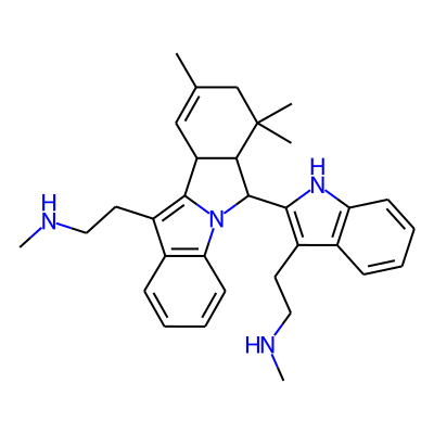 N-methyl-2-[2-[7,7,9-trimethyl-11-[2-(methylamino)ethyl]-6,6a,8,10a-tetrahydroisoindolo[2,1-a]indol-6-yl]-1H-indol-3-yl]ethanamine