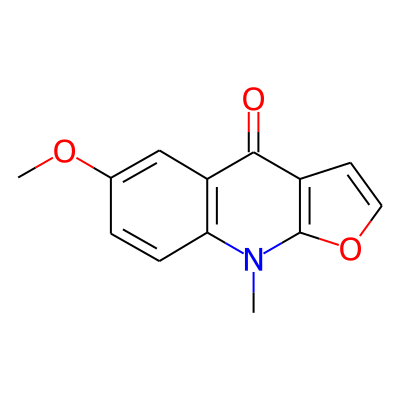 6-Methoxy-9-methylfuro[2,3-b]quinolin-4-one