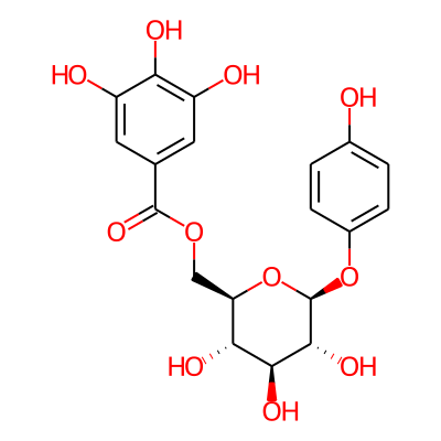 [(2R,3S,4S,5R,6S)-3,4,5-trihydroxy-6-(4-hydroxyphenoxy)oxan-2-yl]methyl 3,4,5-trihydroxybenzoate