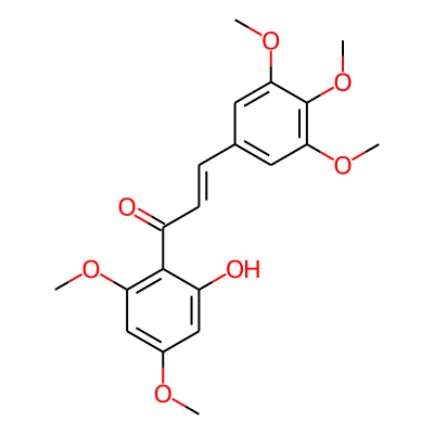 2'-Hydroxy-3,4,4',5,6'-pentamethoxychalcone