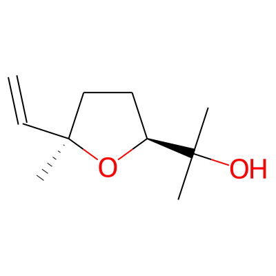 2-Furanmethanol, 5-ethenyltetrahydro-alpha,alpha,5-trimethyl-, cis-