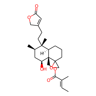 [(4aR,5S,7R,8S,8aR)-5-hydroxy-7,8-dimethyl-8-[2-(5-oxo-2H-furan-3-yl)ethyl]spiro[2,3,5,6,7,8a-hexahydro-1H-naphthalene-4,2'-oxirane]-4a-yl]methyl (E)-2-methylbut-2-enoate
