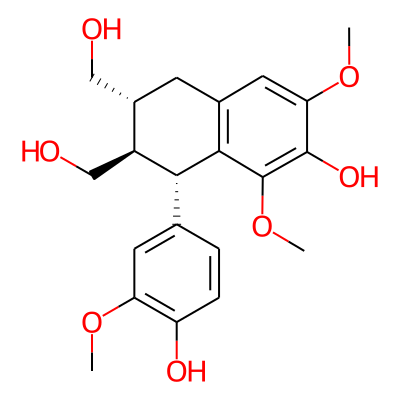 (6R,7R,8S)-8-(4-hydroxy-3-methoxyphenyl)-6,7-bis(hydroxymethyl)-1,3-dimethoxy-5,6,7,8-tetrahydronaphthalen-2-ol