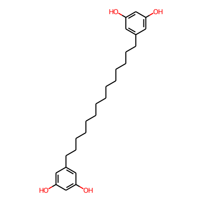 5-[14-(3,5-Dihydroxyphenyl)tetradecyl]benzene-1,3-diol