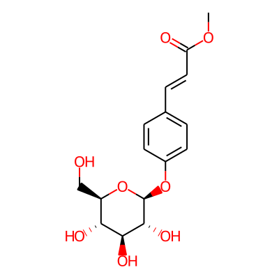 3-[4-(beta-D-Glucopyranosyloxy)phenyl]acrylic acid methyl ester