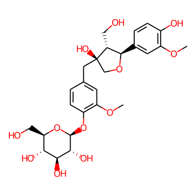 Olivil 4'-O-glucoside