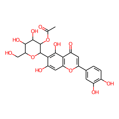 [2-[2-(3,4-Dihydroxyphenyl)-5,7-dihydroxy-4-oxochromen-6-yl]-4,5-dihydroxy-6-(hydroxymethyl)oxan-3-yl] acetate