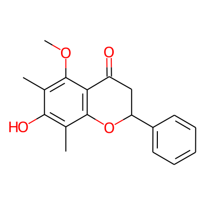 7-Hydroxy-5-methoxy-6,8-dimethylflavanone