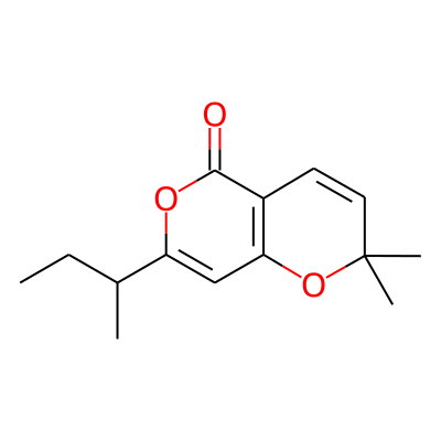 2,2-Dimethyl-7-sec-butyl-2H,5H-pyrano[4,3-b]pyran-5-one