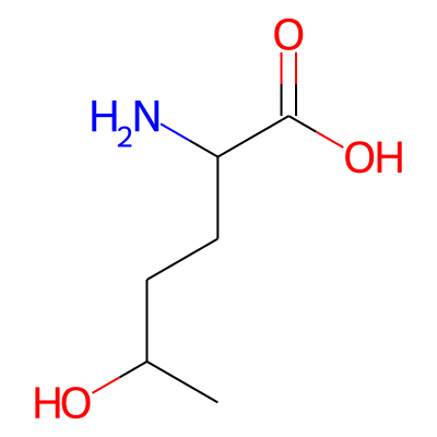 2-Amino-5-hydroxyhexanoic acid