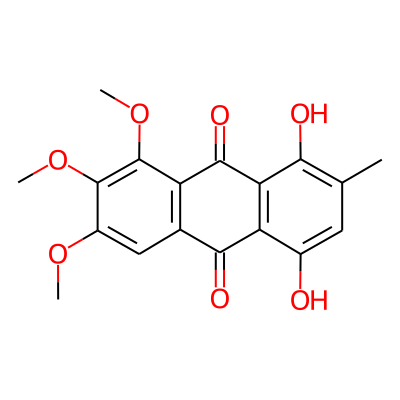 1,4-Dihydroxy-6,7,8-trimethoxy-2-methylanthraquinone