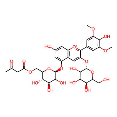 Malvidin 3-glucoside-5-(6''-malonylglucoside)