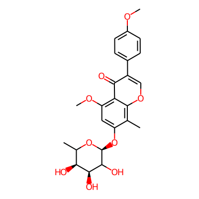 7-Hydroxy-5,4'-dimethoxy-8-methylisoflavone 7-O-rhamnoside