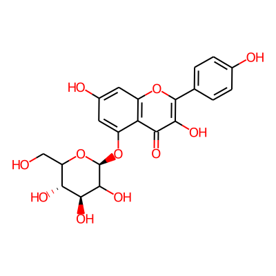 3,7-dihydroxy-2-(4-hydroxyphenyl)-5-[(2S,4S,5S)-3,4,5-trihydroxy-6-(hydroxymethyl)oxan-2-yl]oxychromen-4-one
