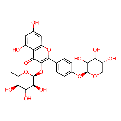 Kaempferol 3-rhamnoside-4'-xyloside