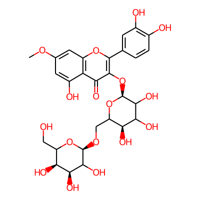 Rhamnetin 3-galactosyl-(1->6)-galactoside