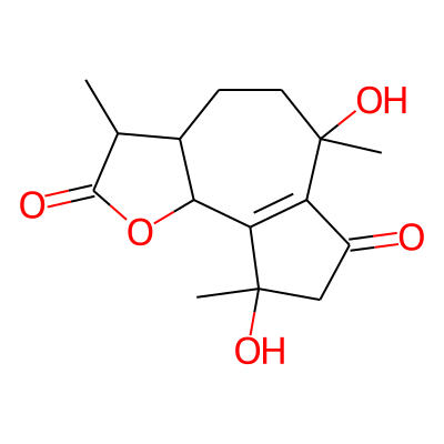 4,10-Dihydroxy-2-oxo-1(5)-guaien-12,6-olide