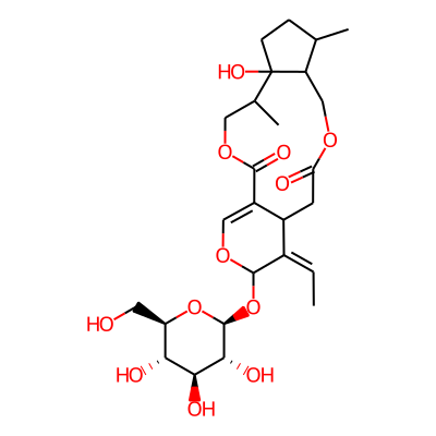 (16Z)-16-ethylidene-6-hydroxy-5,9-dimethyl-17-[(2S,3R,4S,5S,6R)-3,4,5-trihydroxy-6-(hydroxymethyl)oxan-2-yl]oxy-3,12,18-trioxatricyclo[13.4.0.06,10]nonadec-1(19)-ene-2,13-dione