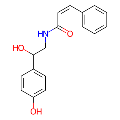 N-[2-Hydroxy-2-(4-hydroxyphenyl)ethyl]cinnamide