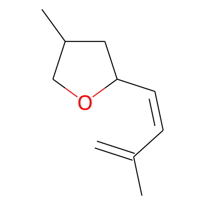 4-methyl-2-[(1Z)-3-methylbuta-1,3-dienyl]oxolane