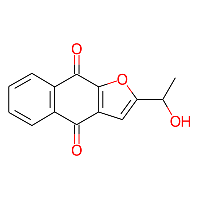 2-(1-Hydroxyethyl)naphtho(2,3-b)furan-4,9-dione