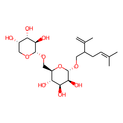 beta-D-Glucopyranoside, (2S)-5-methyl-2-(1-methylethenyl)-4-hexenyl 6-O-alpha-L-arabinopyranosyl-