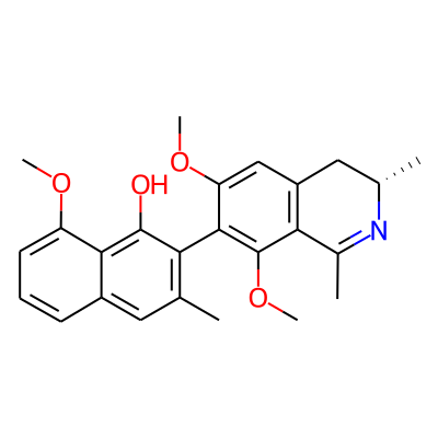 2-[(3s)-6,8-Dimethoxy-1,3-dimethyl-3,4-dihydroisoquinolin-7-yl]-8-methoxy-3-methylnaphthalen-1-ol